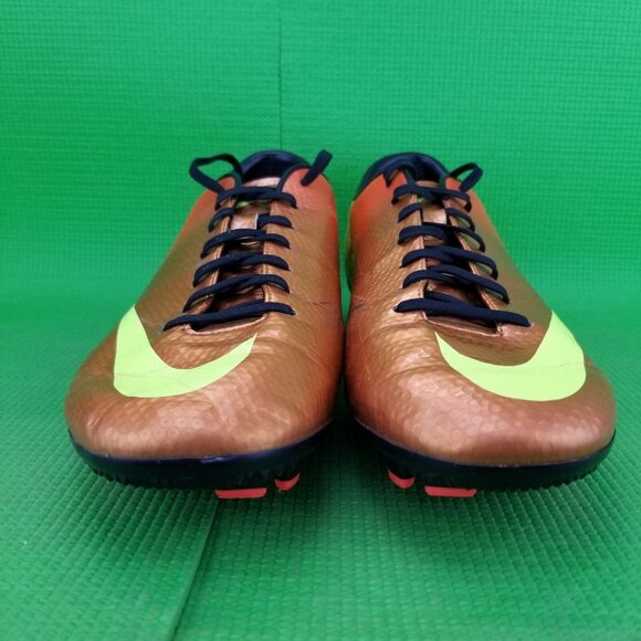 ✅2013 Nike Mercurial Victory IV FG Soccer Cleats Men's 13 Blaze/Orange/Gold/Lime - Picture 6 of 12